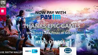 How To Pay With Paytm Wallet or UPI In Fortnite | Epic Games Fixed The Payment Issues For India