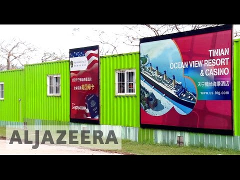 Residentes da ilha de Tinian se opõem à expansão militar dos EUA