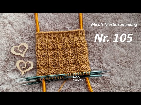 Sock pattern no. 105 - knitting pattern in rounds / knitting sock pattern