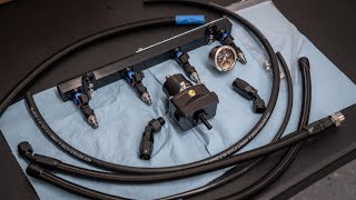 Evo Build | Ep. 3 (How to Install STM fuel rail kit & fuel pressure regulator)