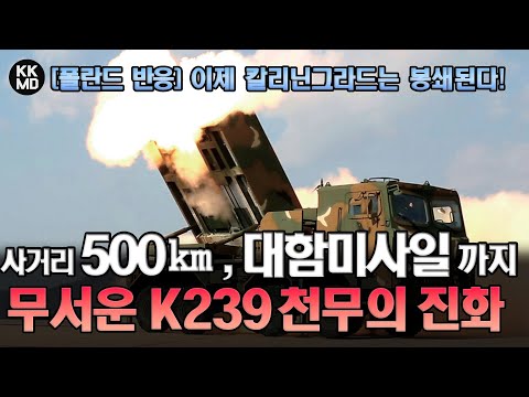 사거리 500㎞ 확장에 대함미사일까지 발사하는 K239 천무의 진화