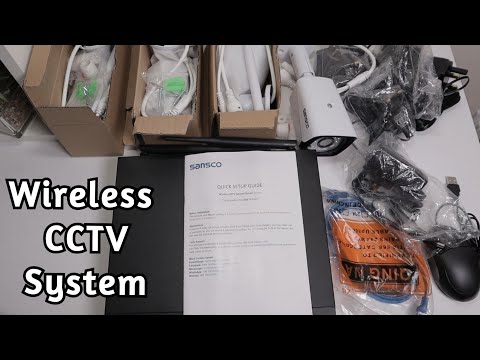 Unboxing Sansco Wireless CCTV Camera Security System with Audio Budget WiFi Kit