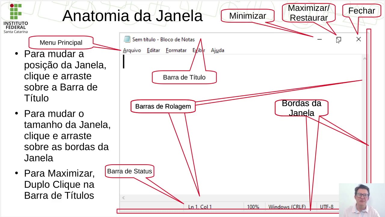 Informática Básica - Manipulacao de janelas no Windows