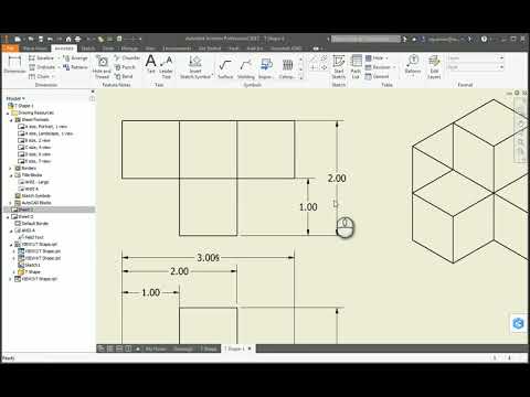 AutoDesk Inventor Professional 2017 Editing Sheets (IDW) Tutorial