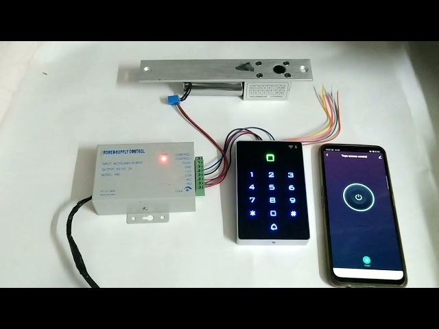 Vídeo relacionado con ReaIOKbii Access Contro KT 125Ktz RFID Keypad System with 10 kg Magnet Door Lock Power Suppy, Ext Buton 10 Key Fobs, Standalone Door Enty System for Home, Office & Warehouse