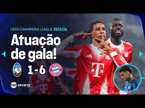 Gols e lances de Atalanta x Bayern