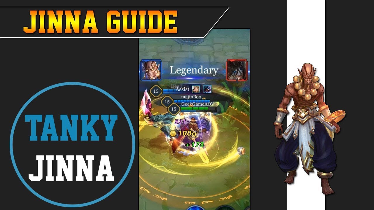 JINNA GUIDE AOV (ARENA OF VALOR) #AOVOMG