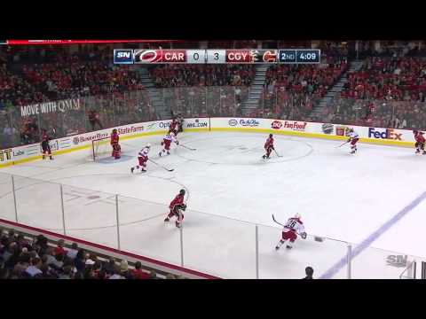 NHL 2014 10 23 Carolina Hurricanes vs Calgary Flames