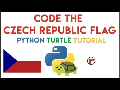 Python Turtle Code The Czech Republic Flag Tutorial