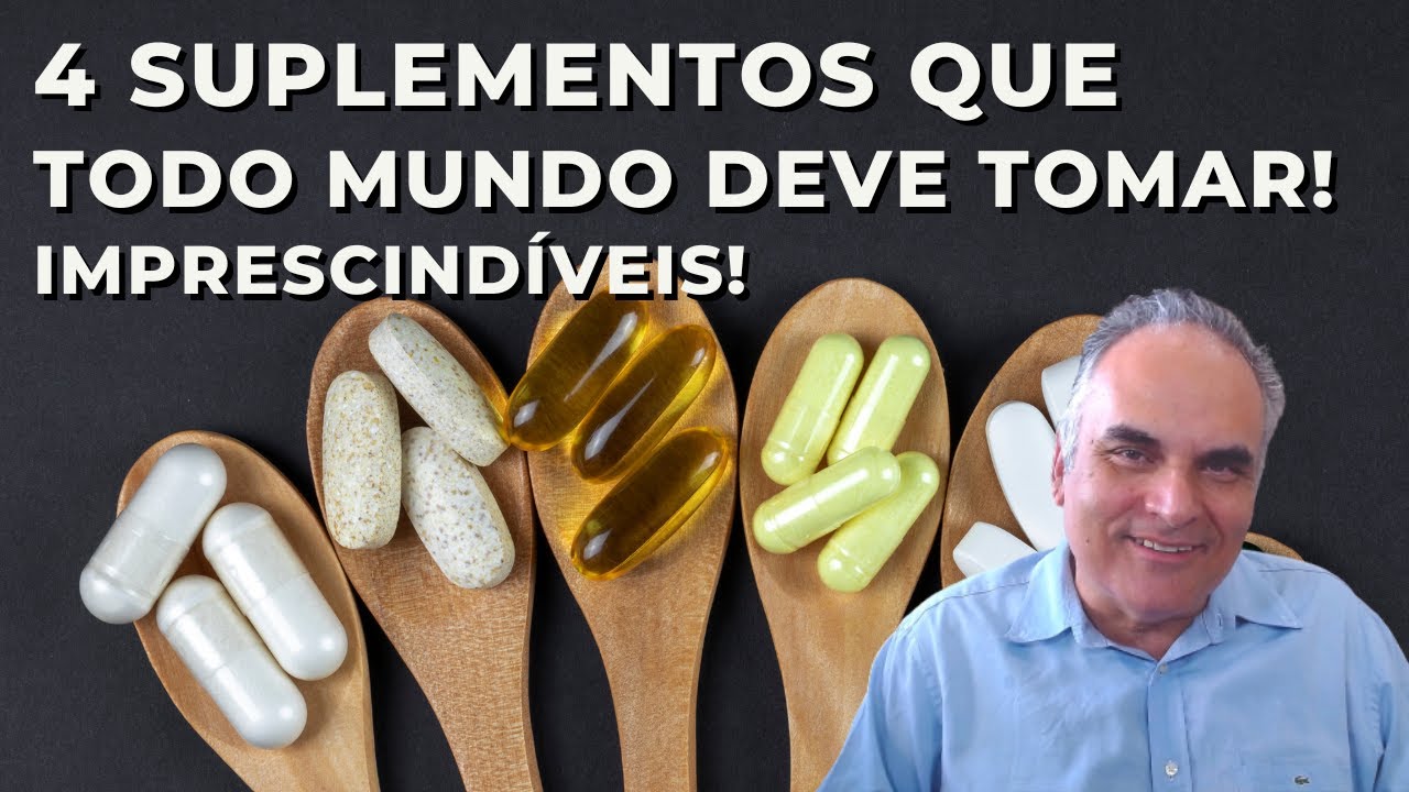 4 suplementos que todo mundo deve tomar! Não podem faltar!