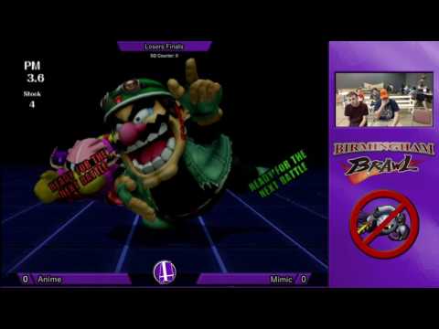 Birmingham Brawl 11 PM Singles LF - Anime (Wario) vs. Mimic (Metaknight)