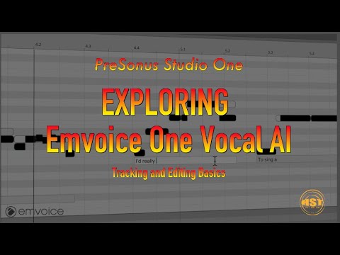 Exploring Emvoice One Vocal AI In Studio One - Home Studio Trainer Show