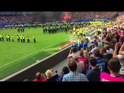 HSV - Mönchengladbach | Abstieg 2. Liga - 12.05.2018 - Mega Eskalation der HSV Fans