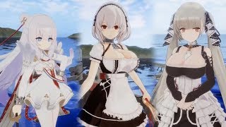 Azur Lane: Crosswave - First PS4 Gameplay of Sirius, Formidable, and Le Malin DLC Shipgirls
