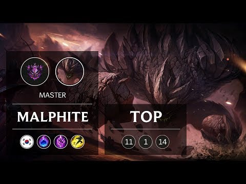 Malphite Top vs Jayce - KR Master Patch 9.2