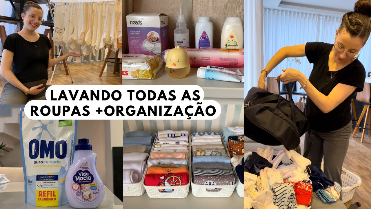VLOGÃO: lavando todas as roupas do Davi + organizando a cômoda