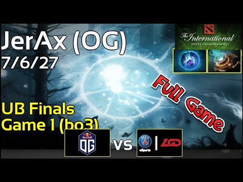 Support TI8: OG.JerAx - TI8 Main Event - UB Finals - TI 2018 - Full Game Io