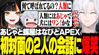 あじゃと蝶屋はなびの初対面2人の会話を楽しむ切嘛【 切嘛 / APEX 】