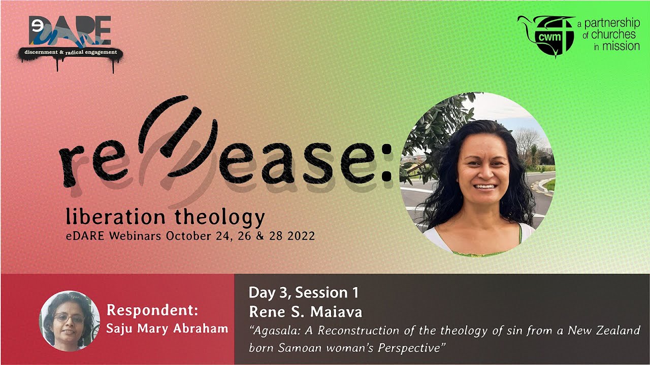 eDARE 2022: Agasala: A Reconstruction of the theology of sin from a New Zealand born Samoan woman’s Perspective