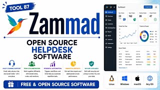 Tool 87 | Zammad: Open Source Helpdesk Software | Free & Open Source Software | Uplatz