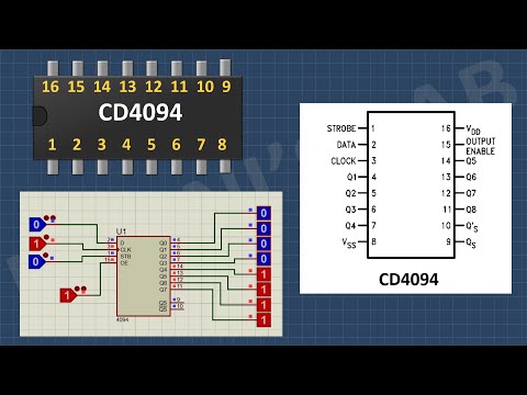 CD4094 8-STAGE SHIFT-AND-STORE BUS REGISTER DIP-16 SOP-16 TSSOP-16