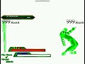 MUGEN The Clown Of Virtual Matrix VS B Vegeta 12P