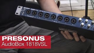 Video thumbnail for PRESONUS AudioBox 1818VSL by session