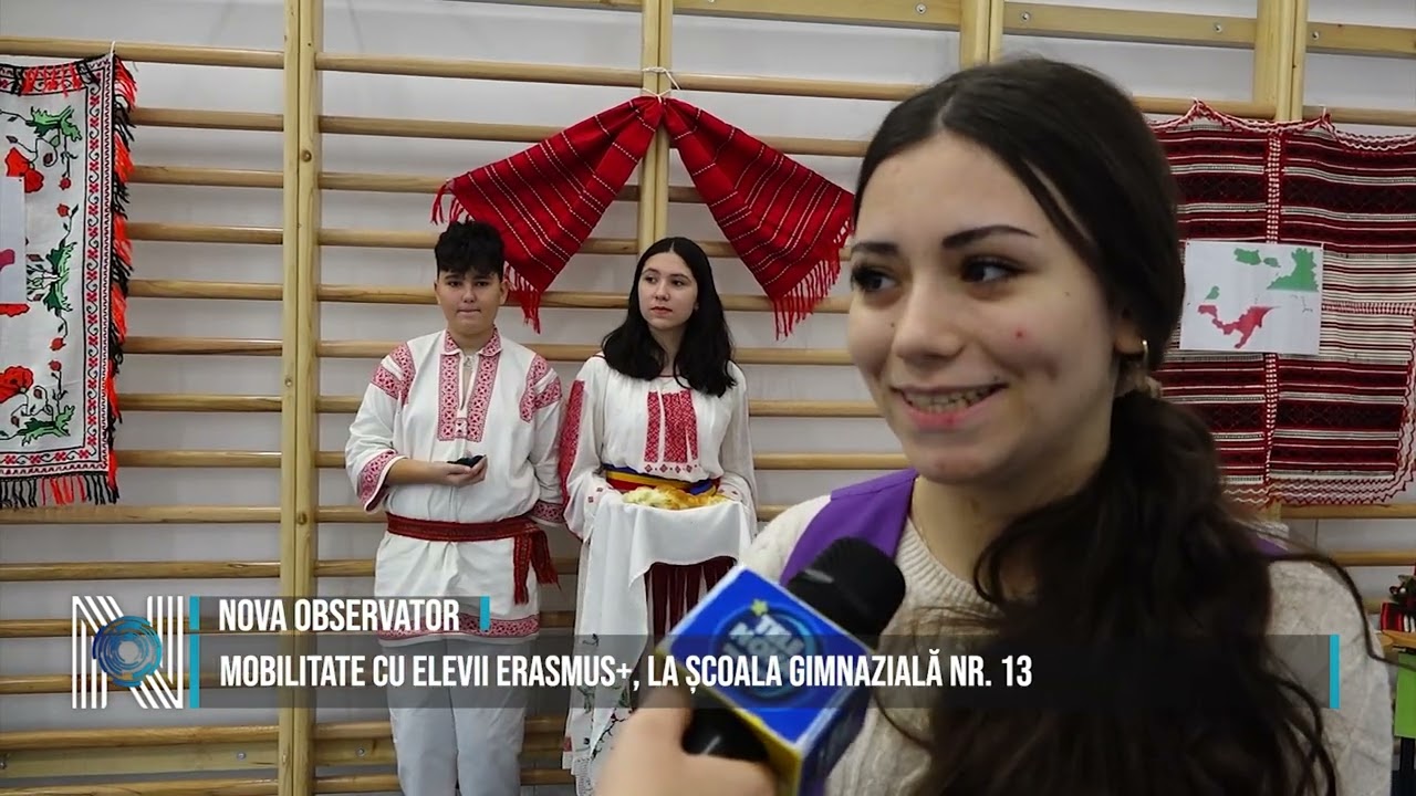 Mobilitate cu elevii Erasmus+, la Școala Gimnazială Nr. 13