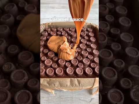 Karamell-Fudge-Kuchenquadrate
