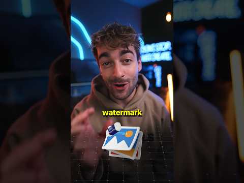 Remove watermarks from photos with AI 😉 🪄 #aitools #aiediting #photoediting
