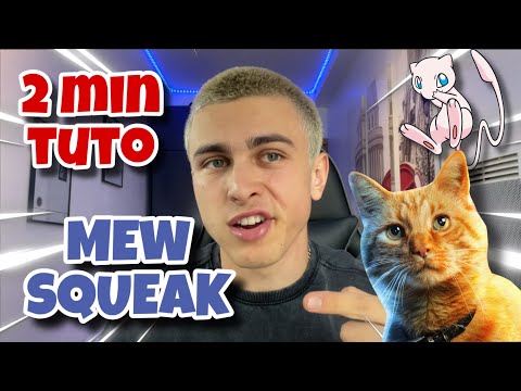 TUTO 2 MIN MEW SQUEAK/CAT NOISE ! !🐈( with english substitles)