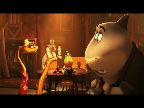 Mr Snake & Mr Shark Fighting For One Push Pop (The Bad Guys)