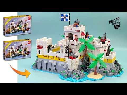 Lego Eldorado Fortress, 10320 x 2 Expanded, Speed build