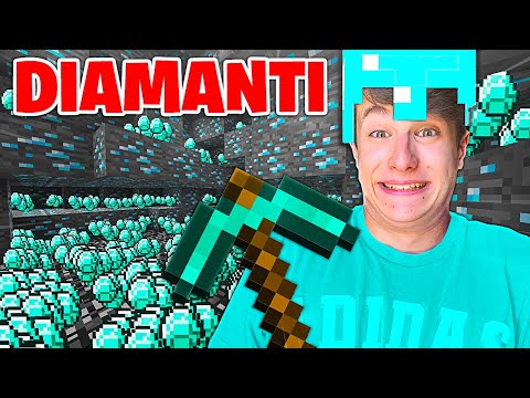 I FOUND DIAMONDS IN MINECRAFT!! *VERY RARE*