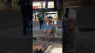 "Why do you use FIRE?" Japanese Street Artist Reveals the Secret! 🤯