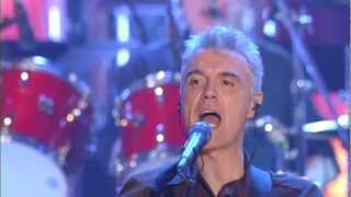 Talking Heads Perform &quot;Burning Down the House&quot; at the 2002 Inductions