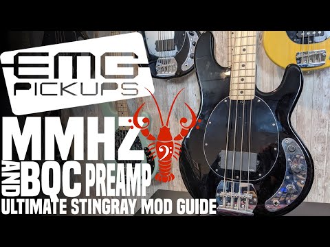 EMG MMHZ & BQC Preamp in a Ray4 SUB - ULTIMATE Stingray (SUB) Mod Guide - LowEndLobster Fresh Look