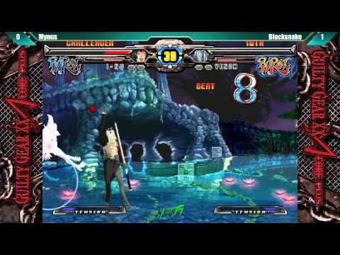 NEC 15 Guilty Gear XX Accent Core +R Mynus vs Blacksnake