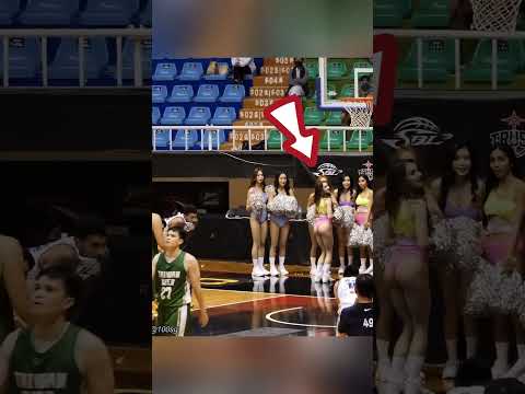 A devilish distraction for a free throw!😂