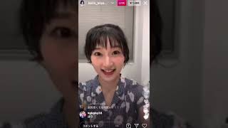 画質の改善に悪戦苦闘！レトロワンピースの宮本佳林インスタライブ！ちゃんさん