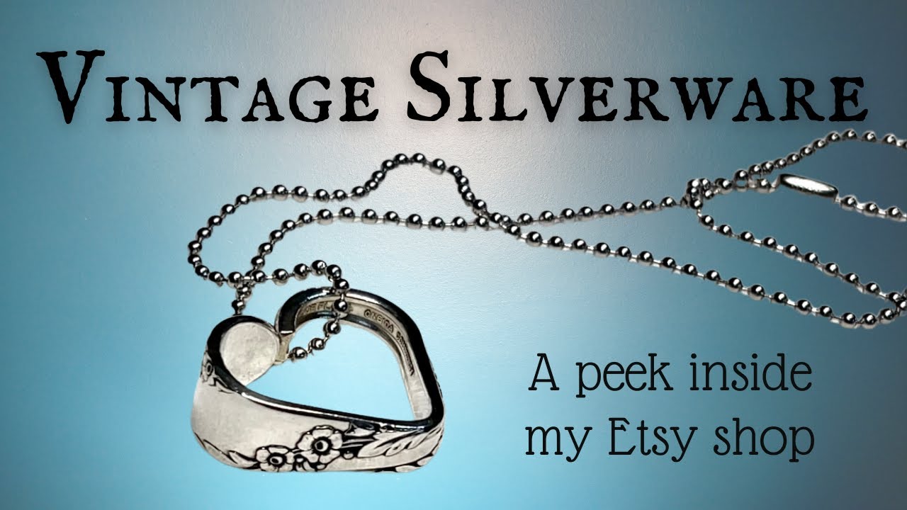 Unboxing Vintage Silverware for my Etsy shop. Turning forgotten heirlooms into beautiful jewelry.