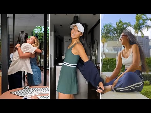 Behind the scenes of a professional tennis player at home