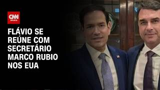 Vídeo: Flávio se reúne com secretário Marco Rubio nos EUA | CNN PRIME TIME