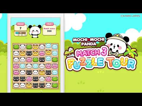 Match 3 Puzzle Tours : MOCHI MOCHI PANDA