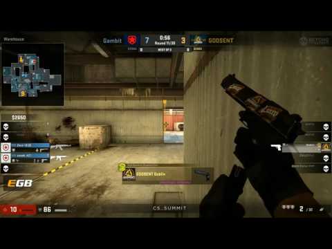 Lekr0  ACE clutch vs Gambit [cache, 4 deagle headshots]