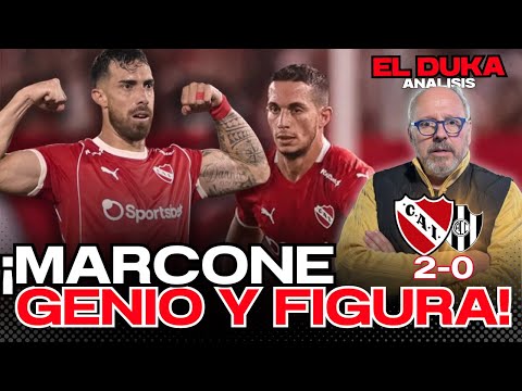 MARCONE, A GENIUS AND A LEGEND! - Independiente vs Central Cordoba (2-0) - ELDUKA