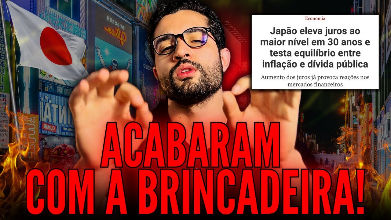 O JAPÃO FECHOU A TORNEIRA E O MUNDO VAI SOFRER. A MAIOR CRISE DO SÉCULO CHEGOU?