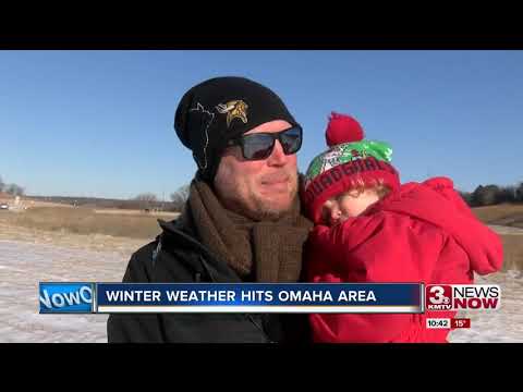 Winter Weather Hits Omaha Area