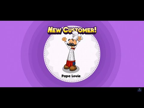 Papa's Donuteria To Go Day 107: Papa Louie and Neapolitan Drizzle