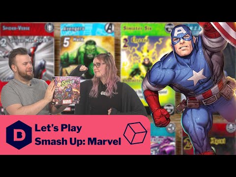 Smash Up: Marvel board game playthrough | Sponsored by the Op
